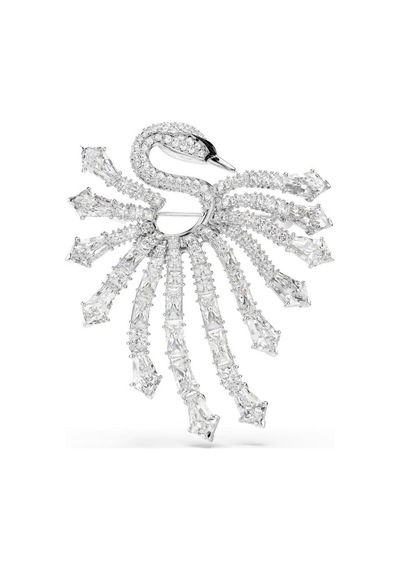 5760065 Swarovski Broş Vıenna:brooch Sw Whıte/rhs Metalik