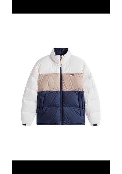 Tommy Hilfiger Tjm Alaska Down Clbk Puffer Erkek Beyaz Mont - Dm0dm22117 Beyaz
