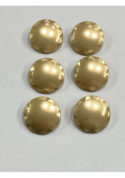 Metal Düğme/trençkot Ceket Boyu/ 6 Lı Set/2,3 Cm/jx015/mat Gold