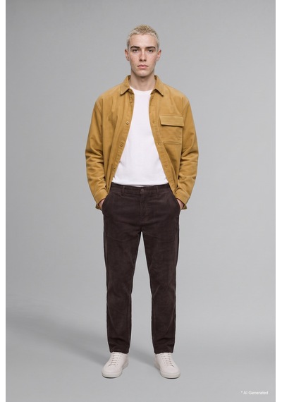 Defacto Baggy Fit Fit Normal Bel Geniş Paça Pantolon H3894ax26wnbn337 Kahve-bn337