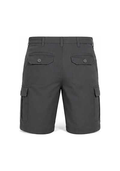 Serseri Jeans Erkek Likralı Kargo Şort Rahat Kalıp Çok Cepli Premium Günlük Casual Yazlık Şort Antrasit