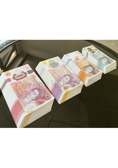 200 ADET KARMA 5-10-20-50 STERLİN BANKNOT POUND PARA GEÇERSİZ