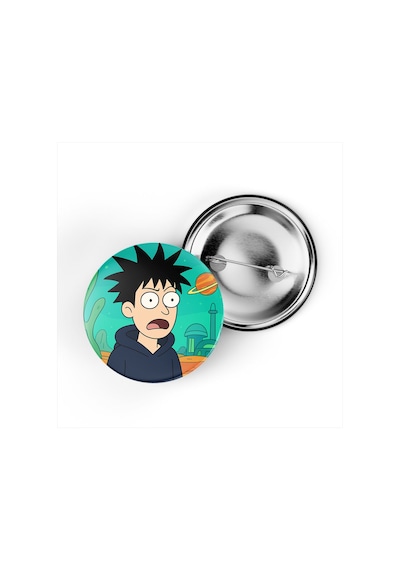 Megumi Fushiguro - 44 Mm İğneli Çanta Rozeti - 5 Adet Diğer