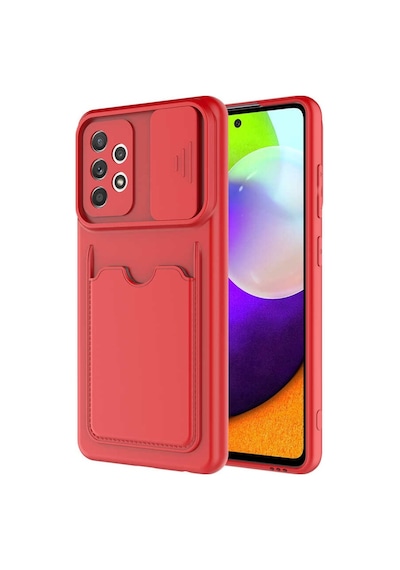 Galaxy A72 Kilif ?Zore Kartix Kartlik Bölmeli Kilif 499754436