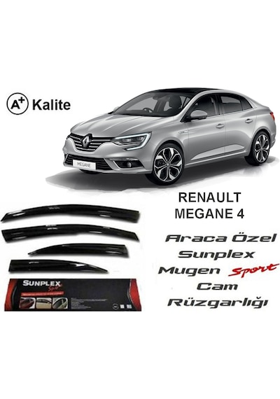 Renault Megane 4 Cam Rüzgarlığı Mugen Tip Sunplex 2016-