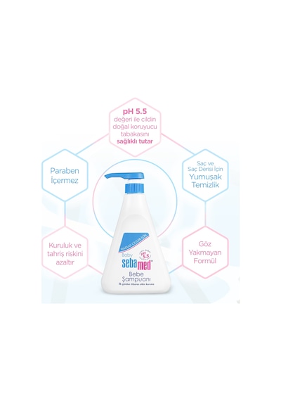 Sebamed Bebek Şampuanı 500ML Pompalı (6 Lı Set)
