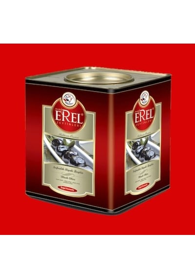 Erel Zeytinleri Special 201-230 KB Siyah Zeytin Teneke 4 KG