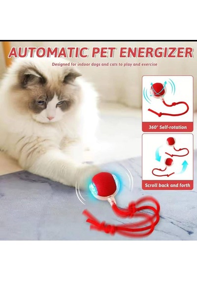 Hareketli Halatlı Kedi Topu