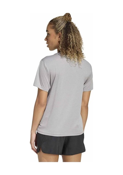 Adidas Gri T-shirt Run Ess Tee W Ka0227