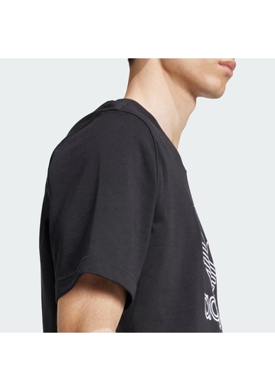 Black Adidas Erkek Günlük T-shirt Outl Tref Tee Jp1088 Siyah