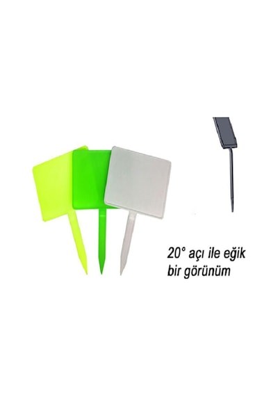 Açılı Saplamalı Etiket Küçük Boy - Siyah