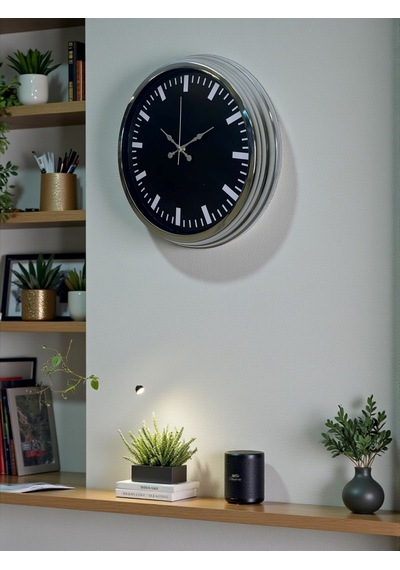 Elegance 40 Cm Metal Dekoratif Duvar Saati Çok Renkli