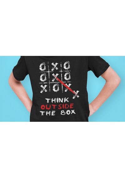 Bumeta Xox Kalıpların Dışına Çık Çocuk Tişört T-shirt Siyah