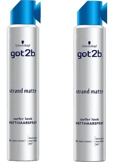 Schwarzkopf Got2b Strand Matte Mat Saç Spreyi 2 x 200 ML