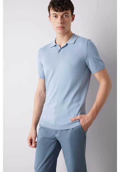 DeFacto Standart Fit Polo Yaka Kısa Kollu Triko Tişört E3241AX25SPBE571