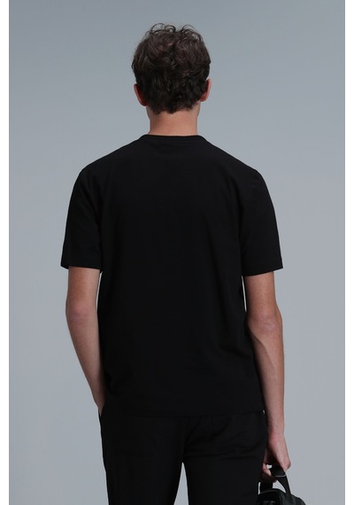 Lufian Exotic Modern Grafik T- Shirt Siyah Siyah 111020202100100 111020202100100 Siyah