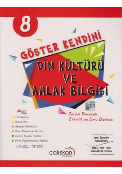 Çalışkan Yayınları 8. Sınıf Din Kültürü ve Ahlak Bilgisi