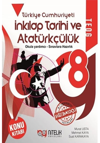 NİTELİK 8. Sınıf İnkılap Tarihi Konu Kitabı N11.8130