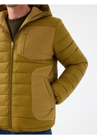Regular Fit Erkek Mont Mustard