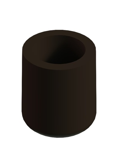 Cateksss Sessiz Tip Sandalye Pabucu Masa Sandalye Zemin Koruyucu 21 Mm Ceviz - 8 Li Paket