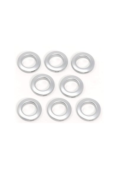 Lexroo 2,5 Cm, Nikel Perde Halkaları, 1, 8 Adet Çok Renkli
