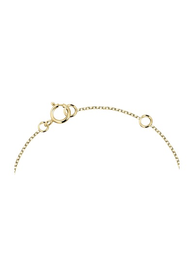 Armband 375er Gelbgold Kişisel Şans Simbolü Kırmızı Siyah Marienkäfer Tasarımı 14 Cm Altın