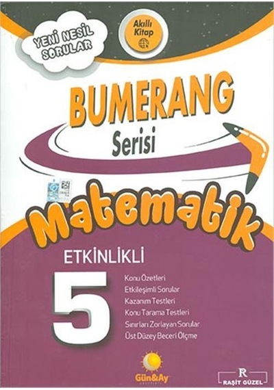 5.Sınıf Matematik Etkinlikli Bumerang Serisi Günay Yayınları