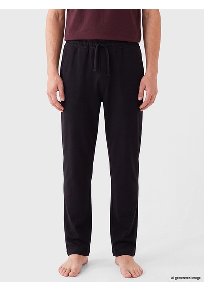 Lc Waikiki Lc Waıkıkı Siyah Standart Kalıp Erkek Pijama Alt