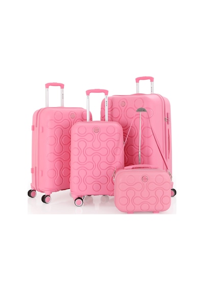 Mçs Polipropilen 4lü Valiz Seti V376 S23sy1000054-set 00020 Pembe