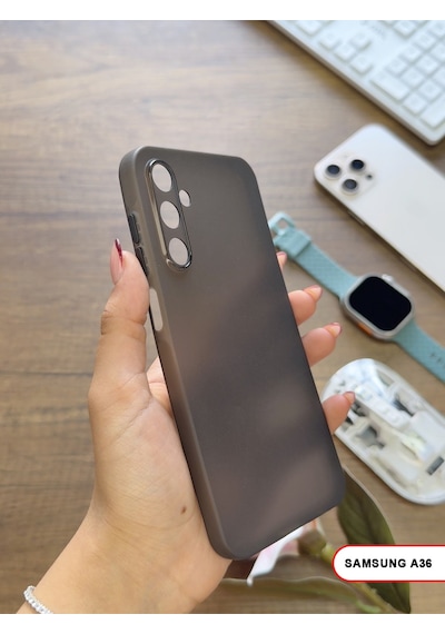 Samsung Galaxy A36 Uyumlu Süper İnce Mat Ultra Thin Silikon Kılıf Çok Renkli