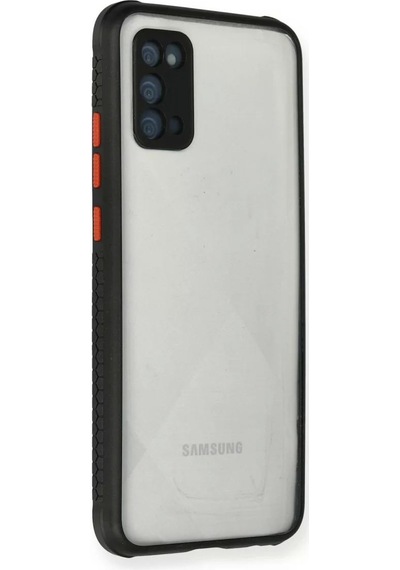 Samsung Galaxy A02s Kılıf Miami Şeffaf Silikon - Siyah