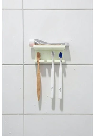 Usin Yapışkanlı Çok Amaçlı Diş Fırçası Asacağı Askılığı Askılık Diş Fırçalık Banyo Organizer Beya Diğer
