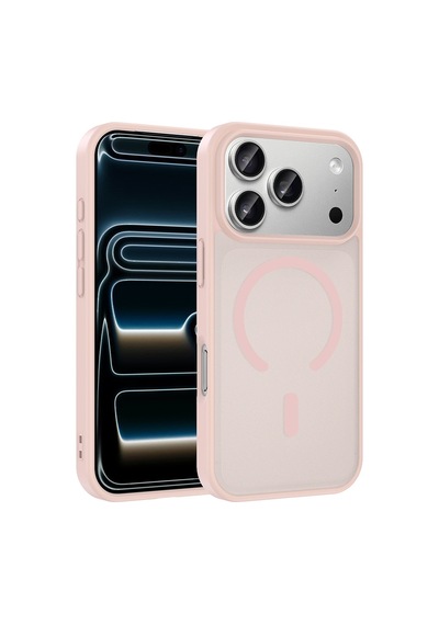 İphone 18 Pro Max Kılıf Magsafe Kamera Korumalı Mat Parmak İzi Tutmayan Grlpro Desert Gold