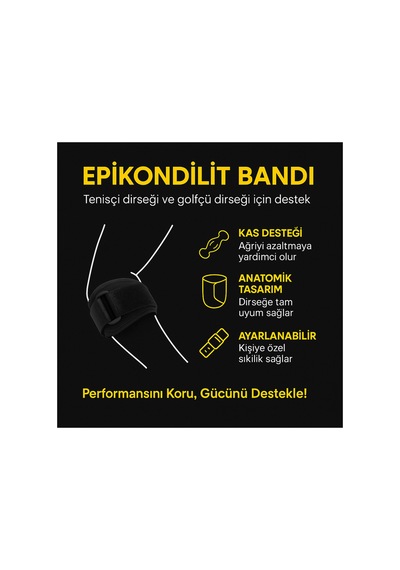 Orn-6304 Medikal Epikondilit Bandı Bnadaj Ortopedik Dirsek Desteği