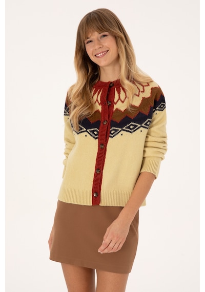 U.s. Polo Assn. Kadın Vanilya Hırka Triko 50310054-vr110 Vanilya