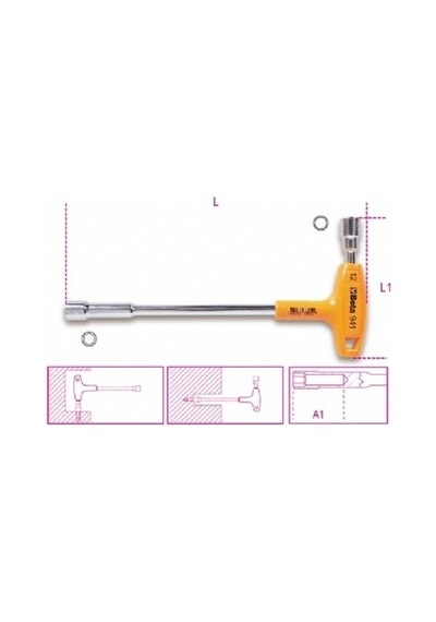 Çift Uçlu T-lokma 941 10 N11.14152