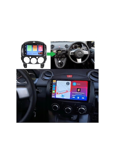 Mazda 2 Android Multimedya Sistemi 4-64 Myway 2008-2012 9"