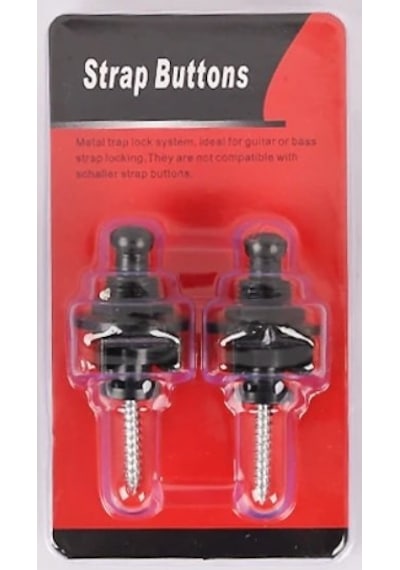 Raymond Joes Sb01Bk Gitar Askı Kilidi Straplock 1 Çift Siyah