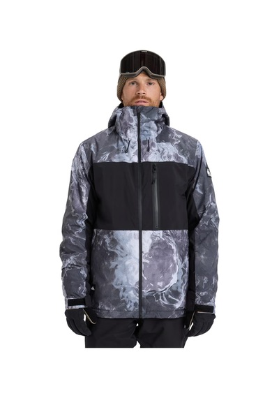 Quıksılver Quiksilver Sycamore Printed Jk Erkek Snowboard Ceketi 6455 Çok Renkli