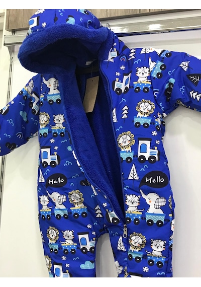 Erkek Bebek Astronot Tulum Çok Renkli