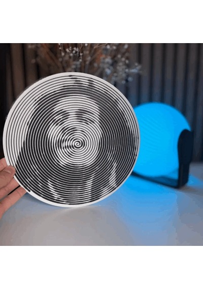 Reggae İkonu Spiral Plak Dekor -  İllüzyon Müzik Sanatı Eseri, Efsane Müzisyen Duvar Ve Masaüstü Süsü, Modern Ev Dekorasyonu Ve Hediye
