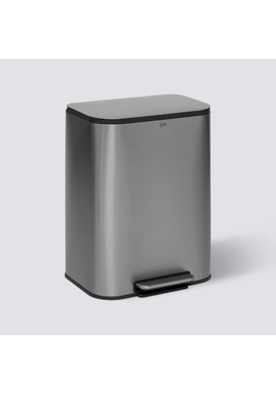 Titan 50 L Çöp Kovası Çelik, Soft Close, Çıkarılabilir İç Kova