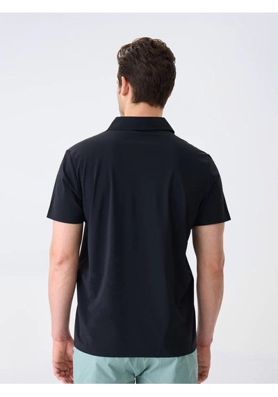 İsaora Isaora Aıry Polo Black Erkek Polo T-shırts Isr3201-ss26-0 Siyah