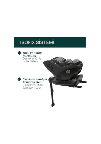 Chicco Seat 105 I Sıze Posh Black 04087114330000