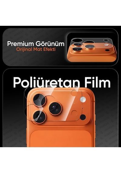 İphone 17 Pro Max İçin Kolay Kurulum Kamera Adası Lens Etrafı Koruyucu Tpu Film Tam Kaplayan Koruma 2 Li Paket 18 Serisi Uyumlu Değildir 17 Pro Max