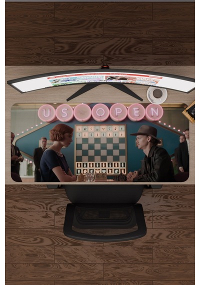 The Queen's Gambit V5 90x40 Xxl Gaming Kauçuk Kaymaz Taban Mouse Pad Fare Altlığı