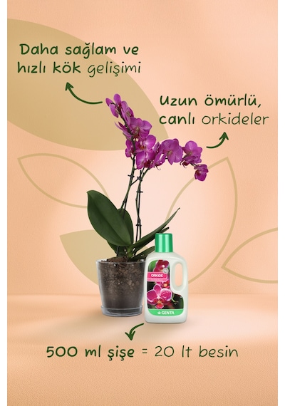 Geta Orkide Sıvı Bitki Besii Gübre 500 Ml 1 kg