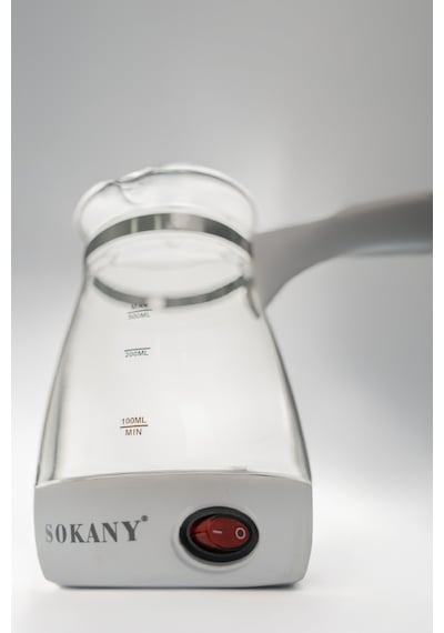 Sokany YLW-606 600 W Cam Elektrikli Türk Kahvesi Makinesi