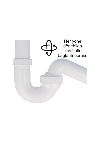 Dallmer Hunili Klima Yoğuşma Sifonu 113 40 lık Lağım Kanalizasyon Koku Önleyici Sifonlu