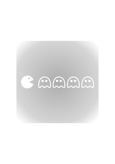 Pacman Oto Cam Sticker Araba Sticker